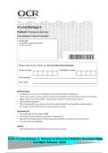 A Level Biology A&NewLine;H420&sol;02 Biological diversity