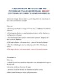STRAIGHTERLINE A&P 1 ANATOMY AND PHYSIOLOGY FINAL EXAM TESTBANK  2026-2027 QUESTIONS AND CORRECT ANSWERS GRADED A&plus;