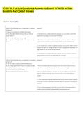 ECON 102 Practice Questions & Answers for Exam 1 UPDATED ACTUAL &NewLine;Questions And Correct Answers 