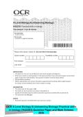 A Level Biology B &lpar;Advancing Biology&rpar;&NewLine;H422&sol;03 Practical skills in biology