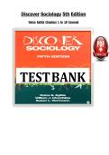 DISCOVER SOCIOLOGY 5TH EDITION TEST BANK &ndash; COMPLETE EXAM PREP FOR CHAPTERS 1-18&NewLine;&NewLine;