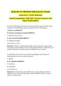 HESI RN Specialty Exams ALL Subjects BUNDLE 2026&sol;2027 &vert; NGN Q&A with Rationales &vert; Complete Study Guide &vert; Pass Guaranteed - A&plus; Graded