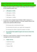 Support Operations PH II Pre Exam Study Guide & SPO &NewLine;Phase 1 Questions & Answers 2026 &vert; Latest Review Guide