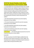 NYSTCE Social Studies &lpar;115&rpar; Exam Actual Questions and Answers 2026&period;docx&NewLine;&NewLine;