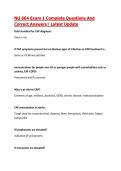 NU 664 Exam 1 Complete Questions And Correct Answers&vert; Latest Update