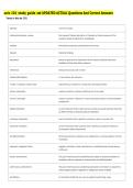univ 101 study guide set UPDATED ACTUAL Questions And Correct Answers 