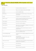 UNR IS 101 Final Terms &lpar;Reed&rpar; UPDATED ACTUAL Questions And Correct &NewLine;Answers 