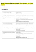 Biology 101 Exam 2 UW Madison UPDATED ACTUAL Questions And Correct &NewLine;Answers 
