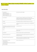 BSC 101&colon; Exam 2 &lpar;Illinois State University&rpar; UPDATED ACTUAL Questions And &NewLine;Correct Answers 