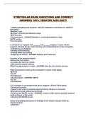 STRETCHLAB EXAM QUESTIONS AND CORRECT ANSWERS 100&percnt; VERIFIED 2026-2027&excl;&excl;