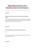 Smart Serve Practice Test Ontario AGCO 2026 Exam Questions with Answers