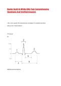 Baylor Scott & White EKG Test Comprehensive Questions And Verified Answers