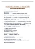 DYSRHYTHMIA STUFF AHN 447 UPDATED WITH 100&percnt; VERIFIED SOLUTIONS&excl;&excl;