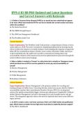 IPPS-A R3 HR PRO Updated and Latest Questions &NewLine;and Correct Answers with Rationale 