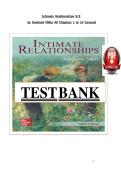 TEST BANK FOR INTIMATE RELATIONSHIPS&comma; 9TH EDITION &ndash; ROWLAND MILLER &ndash; ALL CHAPTERS 1-14 WITH VERIFIED ANSWERS & RATIONALES&NewLine;&NewLine;