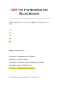 TCFP Firefighter Test Prep Questions and Answers Practice Material