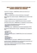 AHN 447 EXAM 4 &lpar;RESPIRATORY&rpar; QUESTIONS AND CORRECT ANSWERS 100&percnt; VERIFIED&excl;&excl;