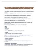 AHN 477 EXAM 2 &lpar;PALLIATIVE CARE&comma; SEIZURES&comma; ORGAN TRANSPLANT&comma; PRIORITIZATION & DELEGATION&rpar; WITH 100&percnt; VERIFIED SOLUTIONS&excl;&excl;