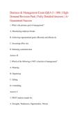 Business & Management Exam Q&A &lpar;1&ndash;100&rpar; &vert; High-Demand Revision Pack &vert; Fully Detailed Answers &vert; A&plus; Guaranteed Success