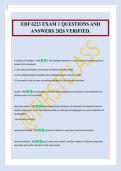 EDF 6223 EXAM 1 QUESTIONS AND&NewLine;ANSWERS 2026 VERIFIED&period;