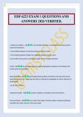 EDF 6223 EXAM 1 QUESTIONS AND&NewLine;ANSWERS 2026 VERIFIED&period;