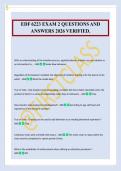 EDF 6223 EXAM 2 QUESTIONS AND&NewLine;ANSWERS 2026 VERIFIED&period;