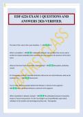 EDF 6226 EXAM 1 QUESTIONS AND&NewLine;ANSWERS 2026 VERIFIED&period;