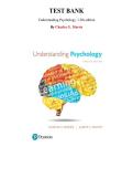Test Bank for Understanding Psychology&comma; 12th edition by Charles G&period; Morris&comma; Chapter 1-14 &vert; All Chapters 