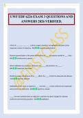 UWF EDF 6226 EXAM 3 QUESTIONS AND&NewLine;ANSWERS 2026 VERIFIED&period;