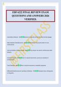 EDF 6222 FINAL REVIEW EXAM&NewLine;QUESTIONS AND ANSWERS 2026&NewLine;VERIFIED&period;