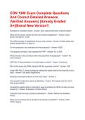 CON 1300 Exam Complete Questions And Correct Detailed Answers &lpar;Verified Answers&rpar; &vert;Already Graded A&plus;&vert;&vert;Brand New Version&excl;&excl;