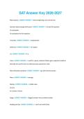 SAT EXAMS 2026-2027