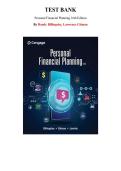 Test Bank for Personal Financial Planning 16th Edition by Randy Billingsley&comma; Chapter 1-15 &vert; All Chapters