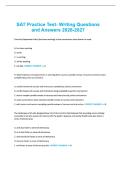 SAT Practice Test- Writing Questions and Answers 2026-2027