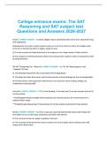 SAT EXAM BUNDLE 2026&sol;2027