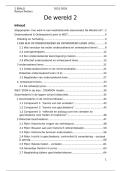 De wereld 2 - samenvatting