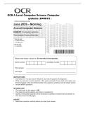 A Level Computer Science &NewLine;H446&sol;02 Algorithms and programming 