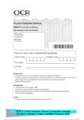 OCR A Level Computer Science Computer &NewLine;systems &lpar;H446&sol;01 &rpar; 