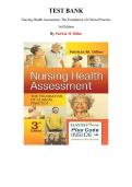 Test Bank for Nursing Health Assessment&colon; The Foundation of Clinical Practice Third Edition&lpar;Dillon&comma; 2015&rpar;&comma; Chapter 1-27 &vert; All Chapters 