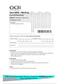 May 2026 &ndash; Morning &NewLine;A Level Economics &NewLine;H460&sol;01 Microeconomics 