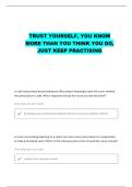 NURS 3110 EXAM 1 QUESTIONS WITH CORRECT ANSWERS