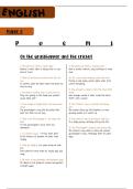 Grade 12 English FAL POEMS &lbrack;paper 2 poems&rsqb;