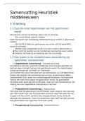 Samenvatting Heuristiek Middeleeuwen