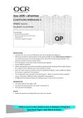 May 2026 &ndash; Afternoon &NewLine;A Level Further Mathematics A &NewLine;Y540&sol;01 Pure Core 1