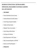 WISCONSIN HVAC CONTRACTOR EXAM &ndash; QUESTIONS AND ANSWERS &vert; &NewLine;VERIFIED AND WELL DETAILED ANSWERS &vert; PLUS RATIONALES &vert; GUARANTEED &NewLine;PASS &vert; LATEST EXAM UPDATE