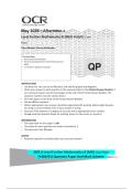May 2026 &ndash; Afternoon A &NewLine;Level Further Mathematics B &lpar;MEI&rpar; Y420&sol;01 Core 