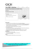 June 2026 &ndash; Afternoon &NewLine;A Level Further Mathematics B &lpar;MEI&rpar; Y435&sol;01 &NewLine;Extra Pure