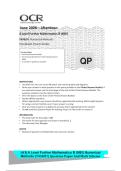 June 2026 &ndash; Afternoon &NewLine;A Level Further Mathematics B &lpar;MEI&rpar; 