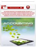 Test Bank for Accounting Principles&comma; 7th Canadian Edition&comma; Volume 2 &ndash; Weygandt&comma; Kieso&comma; Kimmel&comma; Trenholm&comma; Warren & Novak &lpar;Chapters 9&ndash;18&comma; Verified&comma; A&plus; Grade&rpar;&NewLine;