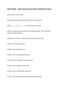 HACCP &lpar;2025&rpar; &ndash; Study Guide and Food Safety Certification Material